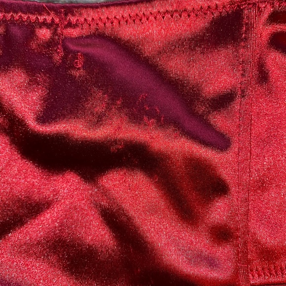 Urban Outfitters Red Satin Bustier Bodysuit - Picture 5 of 5